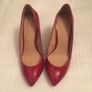 Zara Women's Red Patent Pumps (size 38/8)